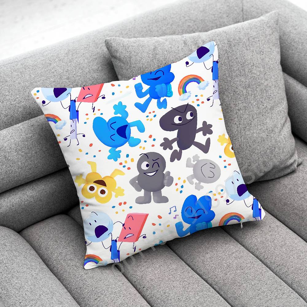 Bfdi B-Battle for Dream Island Cool Throw Pillow Case For 45x45cm 40x40cm 30x30cm 50x50cm 55x55cm Square Home Pillowcase Case