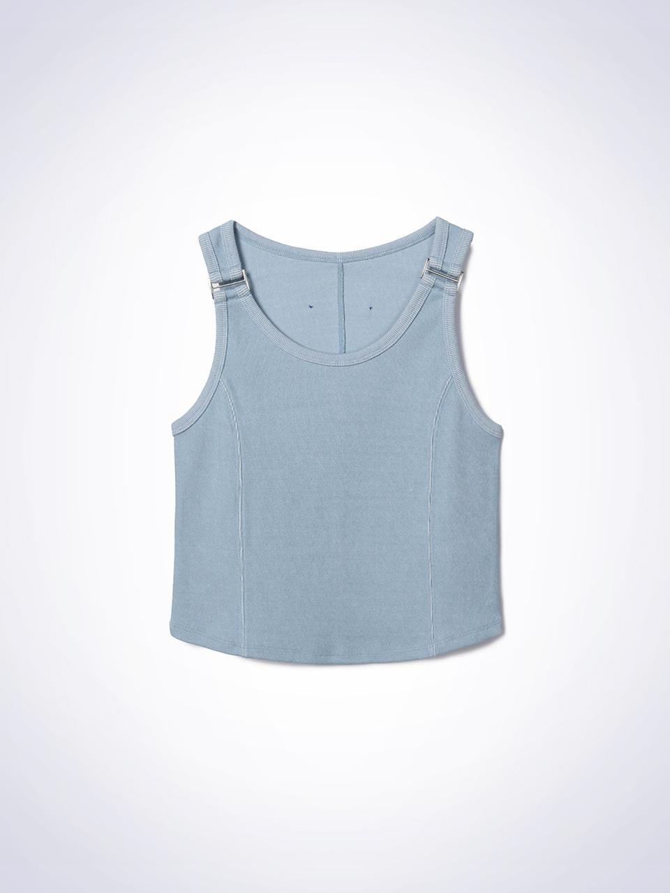 House 072C Buckle Sleeveless T-Shirts Light Blue 00 (S)