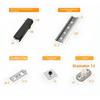 Concealed Pocket Door Sliding Track Wood Door Bidirectional Buffer Rail Full Set Bumper/Hanging Rail/Sliding Door Wheel Hardware
