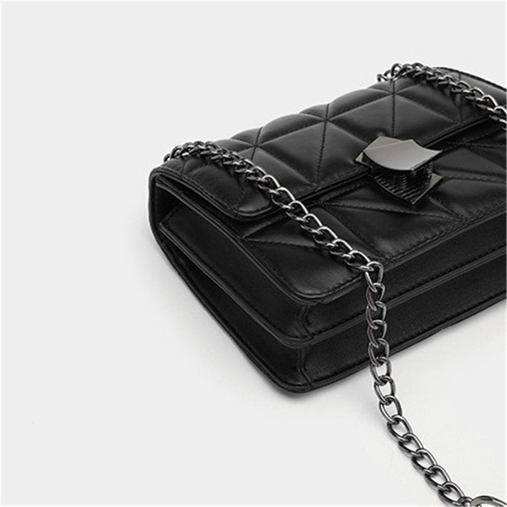 Diamond Chain Shoulder Bag Women's Bag Small Square Bag Temperament Lady Small Fragrance Style Bag Trendy Goddess Small Bag