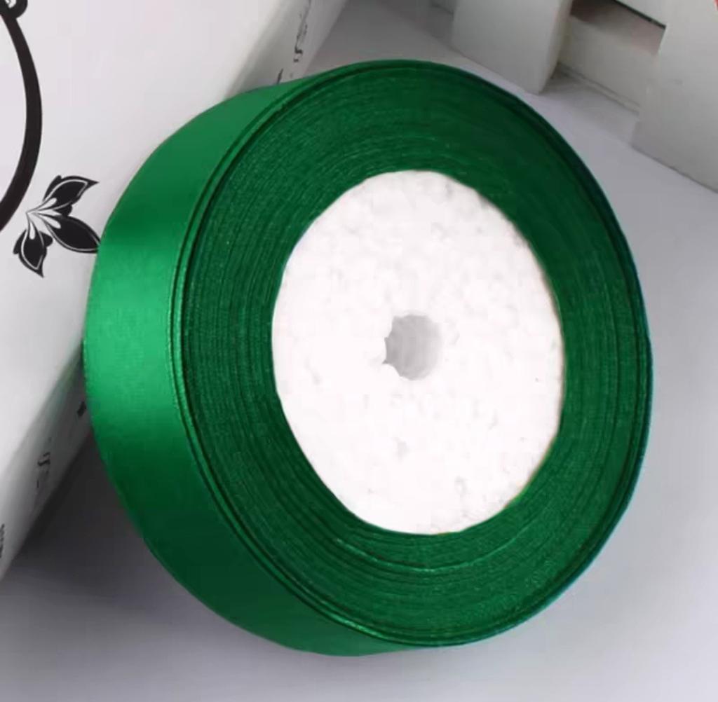 25mm25Yards/Rolle 2,5cm Seidensatinband Handgefertigte Bastelmaterialien Weihnachtsfeier DIY Geschenkverpackung Party Hochzeit Dekorativ