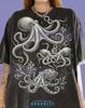 Octopus Deep Sea Creature Kraken Marine Life Cephalopoda Comfort Colors® Tshirt, Ocean Wildlife Tentacles Underwater Nature Nautical Tees