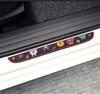 4PCS Cartoon Rubber Car Front Rear Door Scuff Sill Cover Panel Step Protector