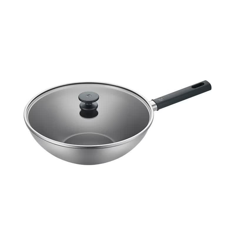 Zwilling 30cm Titanium Non-stick Flat Bottom Wok