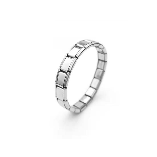 Italian Charm Steel Bracelet