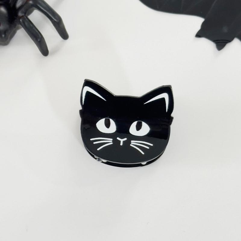 Sparkling Halloween Hairpins Permanent Acrylic Material Comfortable Wear Party Theme Accessories for Women Men Children