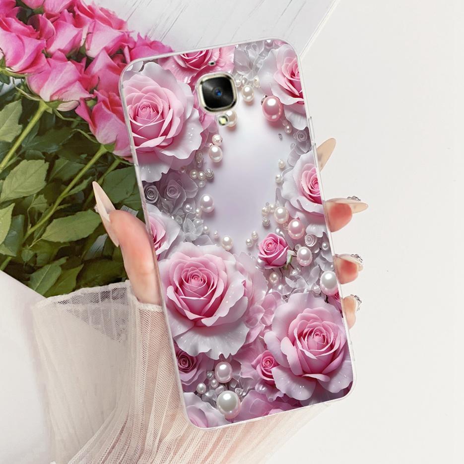 For Oneplus 3 Case A3000 Luxury Butterfly Tree Painted Cover 5.5'' Soft Silicone Phone Case For One plus 3 1+3 Oneplus3 4G Shell
