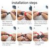 Replacement Silicone Ear Tips Covers In Ear Headphone, Soft Comfortable Earbud Covers Enhancing Sound Isolation for Buds