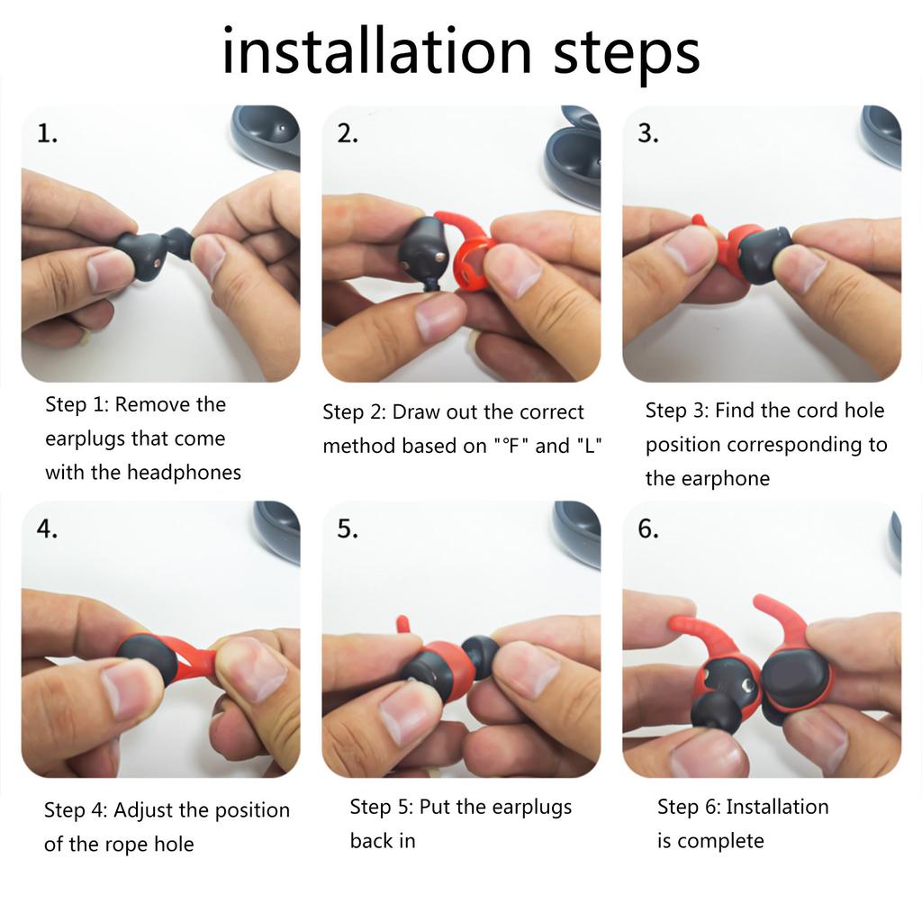 Replacement Silicone Ear Tips Covers In Ear Headphone, Soft Comfortable Earbud Covers Enhancing Sound Isolation for Buds