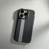 Applicable To IPhone 16 Track Kevlar Carbon Fiber Magnetic Phone Case Apple 15promax Anti Fall Protection Case
