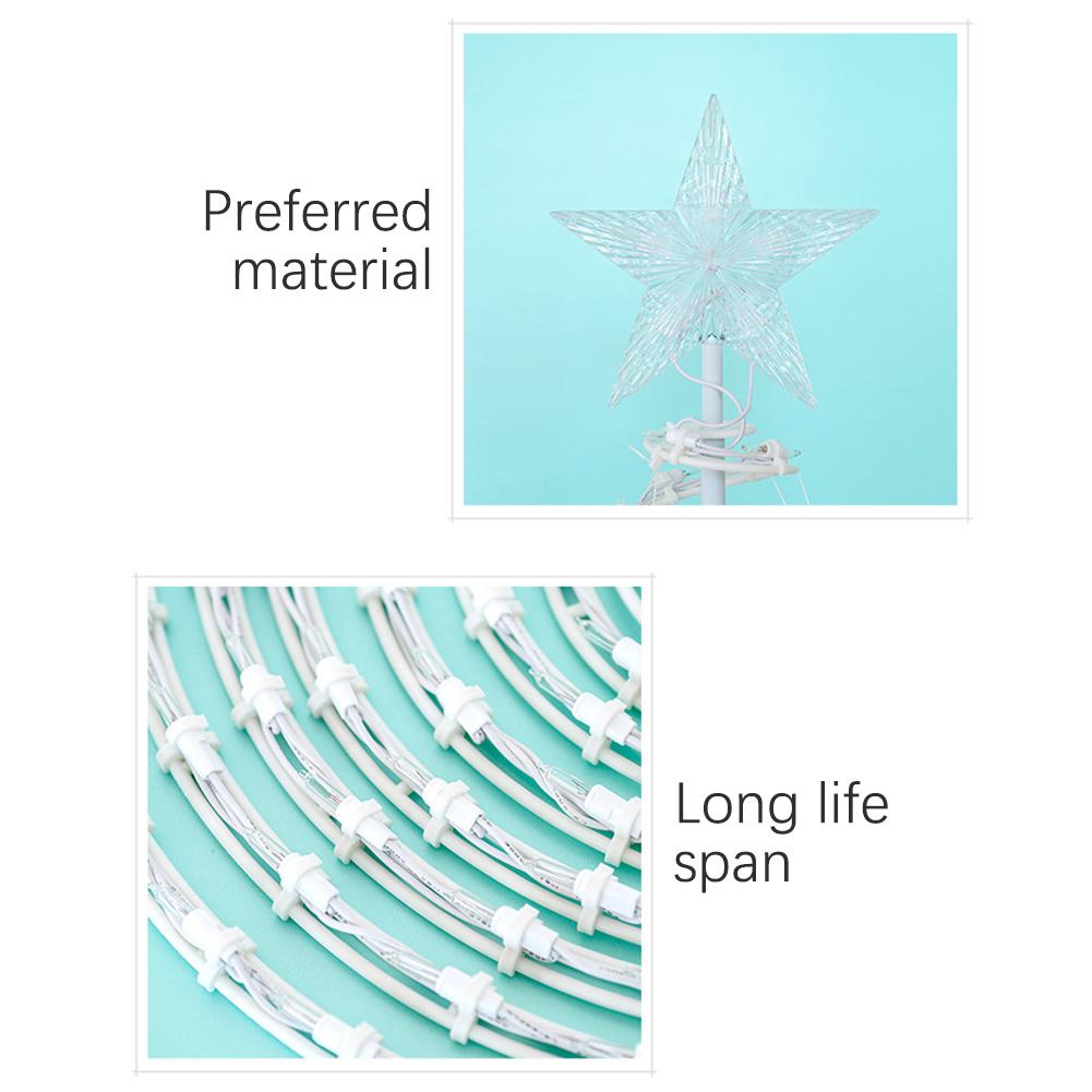 Pre-Lit Spirals Indoor Outdoor LED Tree Warm Light For Bedroom