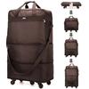 Wheeled Luggage Expandable Folding Duffel Bag Suitcase Foldable Rolling Travel Bag Without Telescopic Handle
