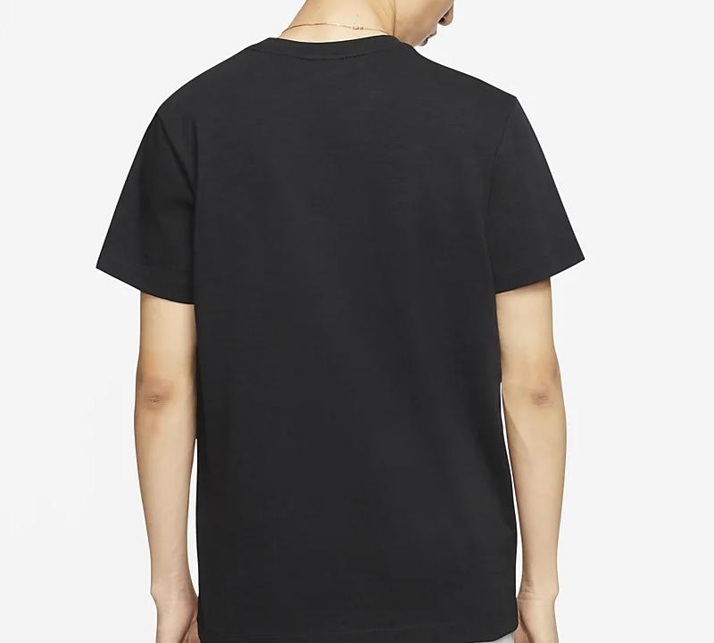 Nike T Shirts Men's Black Crew Neck Moderate Straight Fit CJ4324-010