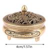 1PC Lotus Incense Censer Buddhist Utensils Incense Burner Durable Alloy Sandalwood House Furnishings Home Office Decoration