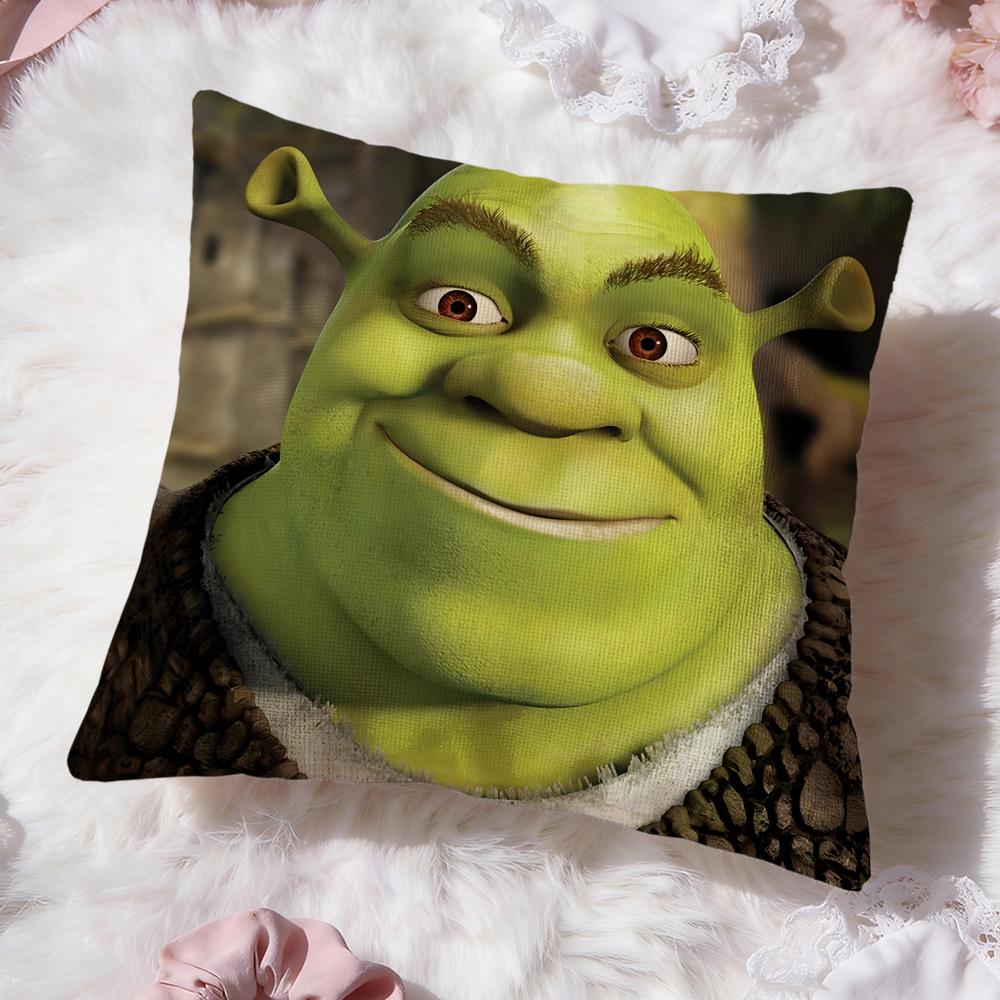 Anime S-ShrekS Povlak na polštář Prémiový komfort Oboustranný povlak na polštář - Design dva v jednom pro jakoukoli místnost a interiér auta