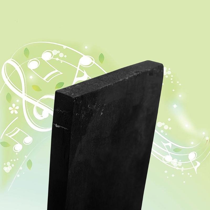 Comfortable Guitar Fingerboard Unslotted Blank Ebony Fretboard Acoustic Guitar Finger Plate Replacement Guitar Parts