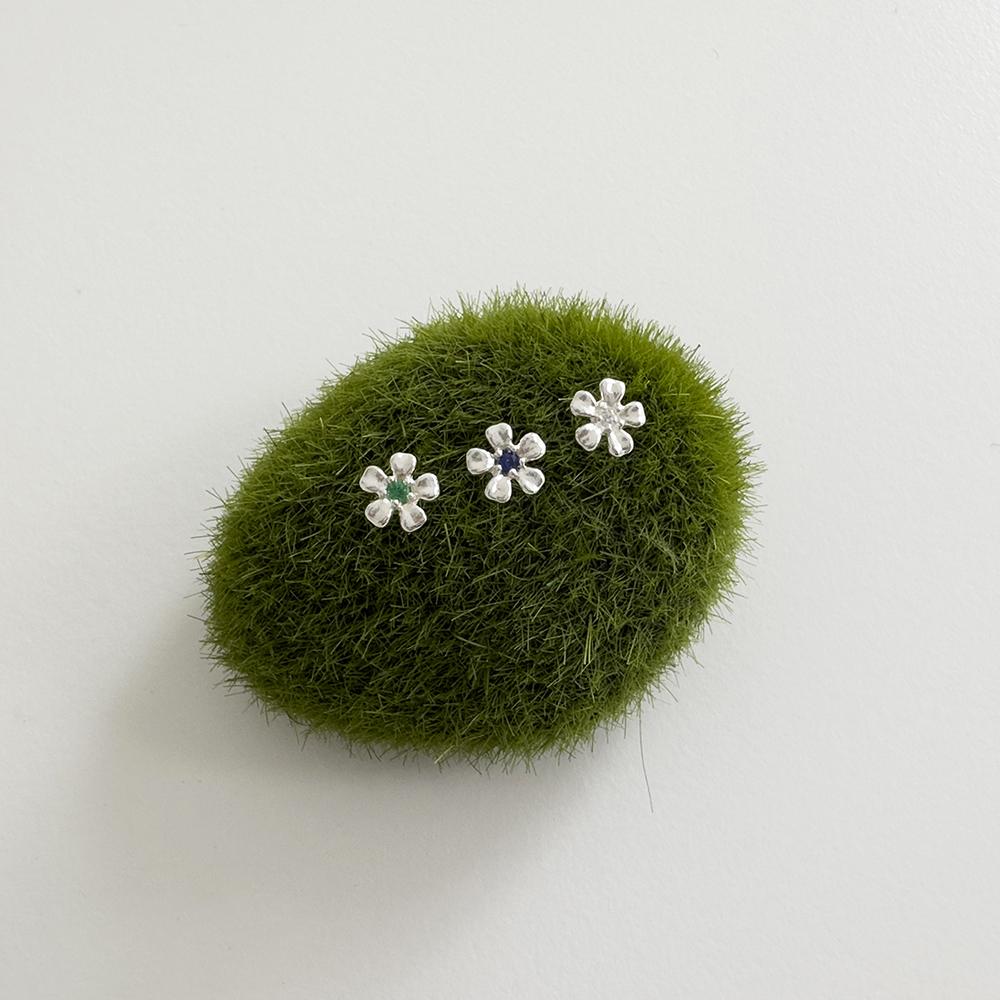 Still Instant Heart Greenery - Earring 13 (3Colors)