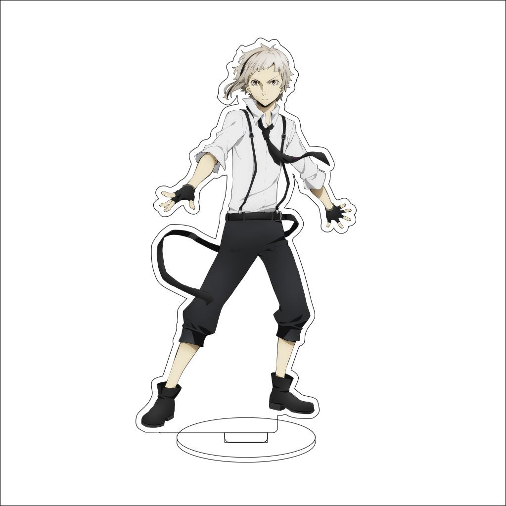 16CM Anime Cosplay Acrylic Stand Ornaments Edogawa Rampo Kunikida Doppo Dazai Osamu Figure Stand Halloween Christmas Gifts