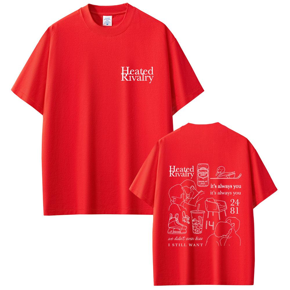 

Hot Heated Rivalry T Shirts Shane Hollander Ilya Rozanov Hollanov 2481 Graphic Tshirt Men Women High Quality Soft Cotton Top 4XL
