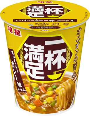 Myojo Ippai Manzoku Acı Baharatlı Köri Erişte Büyük 63g x 12 paket (Klasik, Değer)