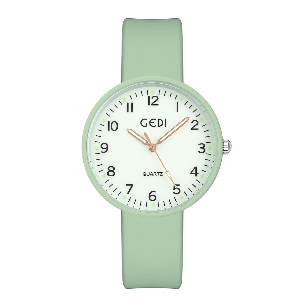 Summer Jelly Silicone Watch Fashionable And Simple Student Luminous Watch Women'S Quartz Waterproof Watch