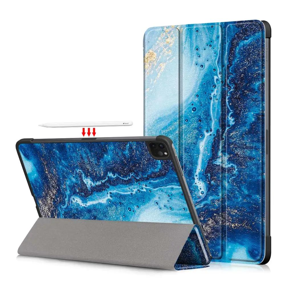 IPad Air 11 Air 13 2024 Kapak M2 Manyetik Katlanır PU Deri Sert Arka Kapak iPad Pro 11 13 2024 Tablet Kılıfı