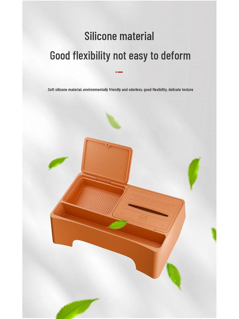 Compatible with YU7 Rear Storage Box, Console Tissue Box, Car Interior & Accessories.