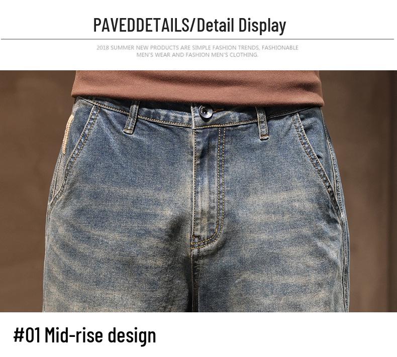 2025 Trendy Men's Straight Loose American Retro Jeans - Versatile and Hot-Selling