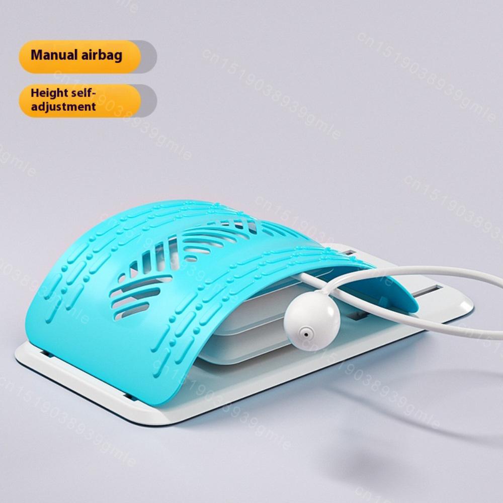 

Back Stretcher Pillow Waist Massage Neck Lumbar Support Massager Yoga Spine Correction Pillow Herniated Disc Pain Relief Relax синій