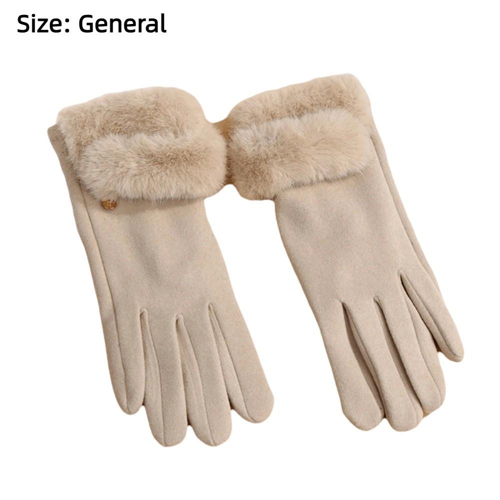 Keep Warm Women Gloves Touchable Screen Full Finger Gloves New Winter Gloves  Cycling Driving