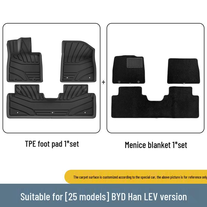 TPE Floor Mats & Trunk Liner for BYD Han L EV (25 Models)
