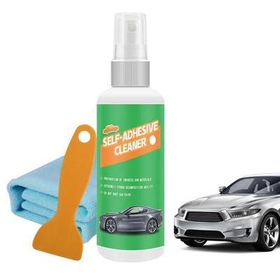 100ml Sady odstraňovačů nálepek na auto Odstranění lepivých zbytků Čistič štítků na sklo auta Sprej na lepidlo pro porcelán, keramiku, kov