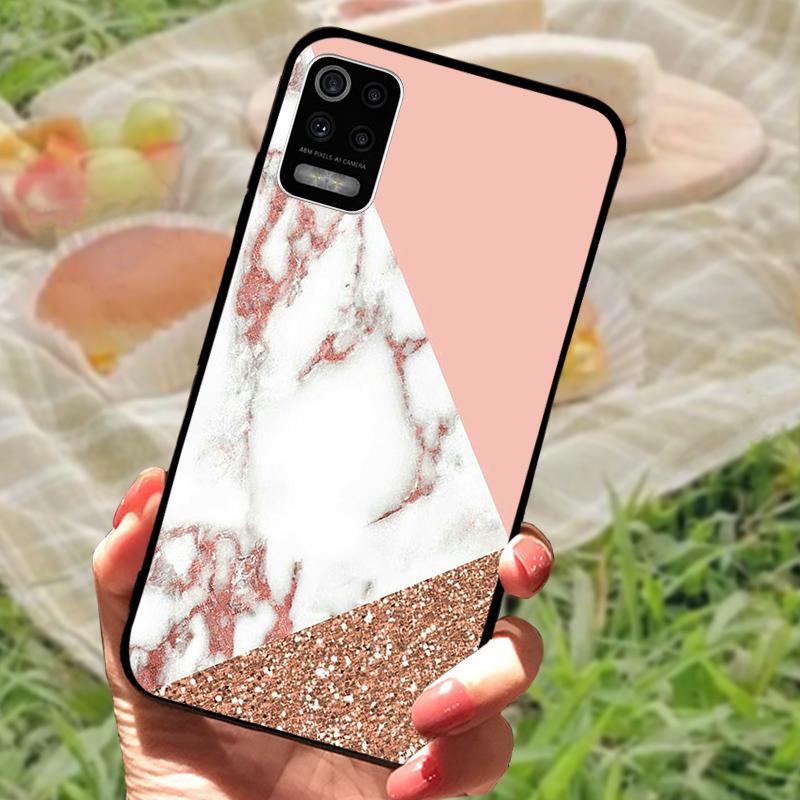 For LG K52 Q52 K62 4G Case Silicone Soft TPU Black Bumper Cover For LG K62+ Coque K62 Plus 4G Fashion Phone Protective Fundas