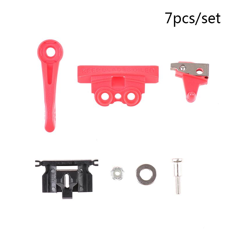 

7 шт./компл. сменная головка для стрижки волос с направляющим блоком, электрические машинки для стрижки красный