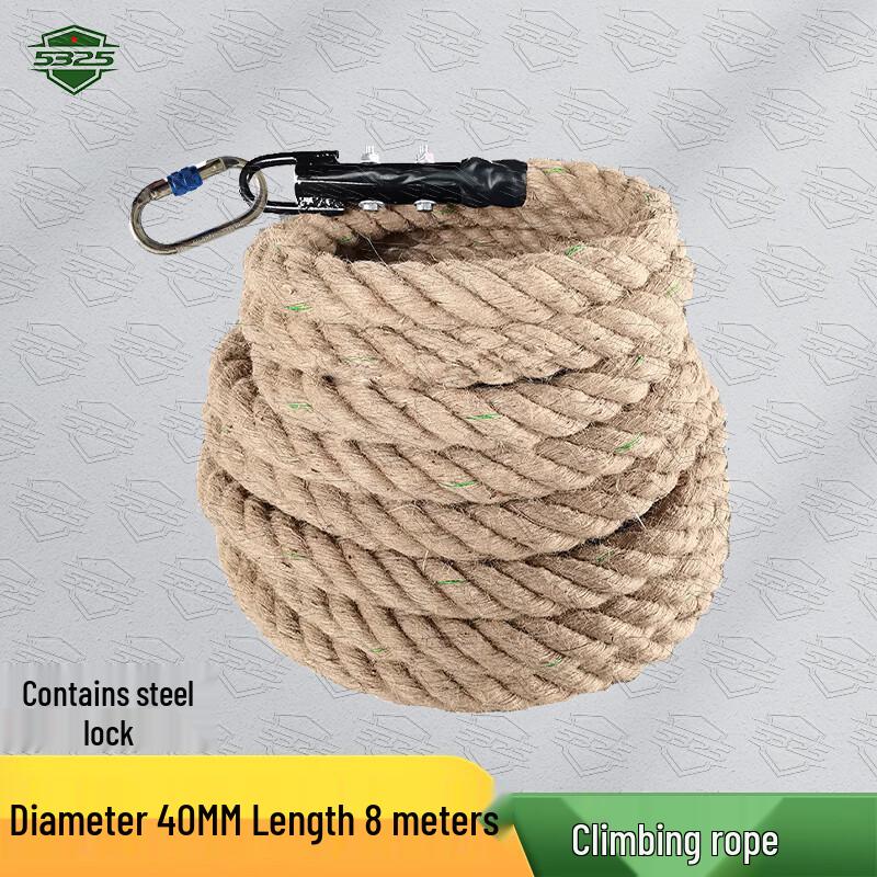 5325 Fitness Hemp Climbing Rope
