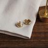 Sensitive Ear Metal Circle Earrings: No-Pierce Retro Ear Cuffs for Women