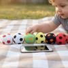 Creative Soccer Footbag, Soft Juggling Balls,Handwoven Football Bag, Colorful Bean Bags for Kids Outdoor Play