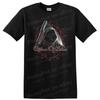 Skull Grim Reaper Halloween Graphic T Shirt Creepy Design Horror Tee