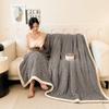 New European Style Carved Velvet Warm Blanket for Bed Soft Fluffy Sofa Cover Blankets Super Warmth Autumn Winter Throw Blanket