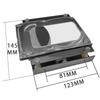 Metall & Gummi 3,5-Zoll Festplatten-Montagehalterung für 3,5 Festplatte zur 5,25-Zoll Schacht-Installation Stoßfest & Geräuschreduzierend