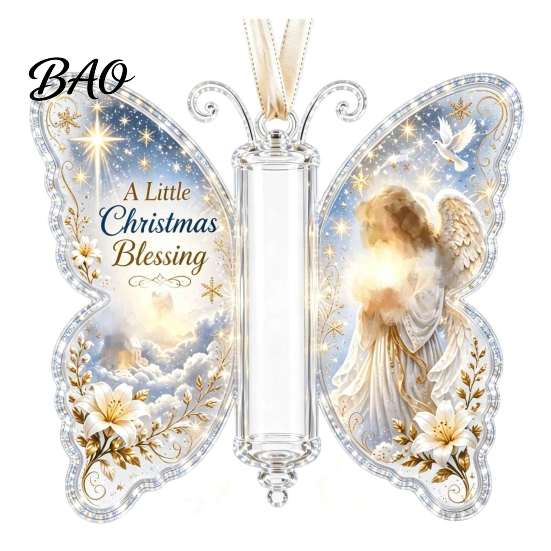 Festliche Partydekoration Weihnachten Bargeldgeschenk-Schmuckstück, Acryl-Schmetterling Geldhalter mit eingebautem?in Innen-Außen-Dekoration Klares Fach, Feiertag