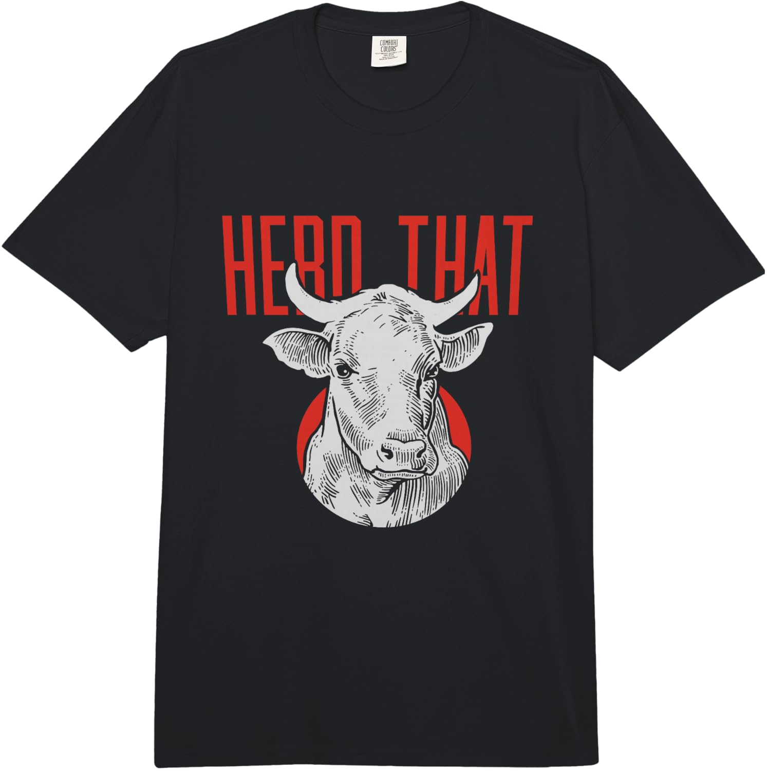 Funny Herd This Cow Herd Farmer Gift Comfort Colors Adult Heavyweight Unisex T-Shirt XXXL