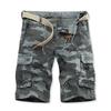 2026 Summer New Camo Tactical Cargo Shorts Men Khaki Jogger Military Cargo Shorts Men Cotton Casual Loose Men Shorts No Belt