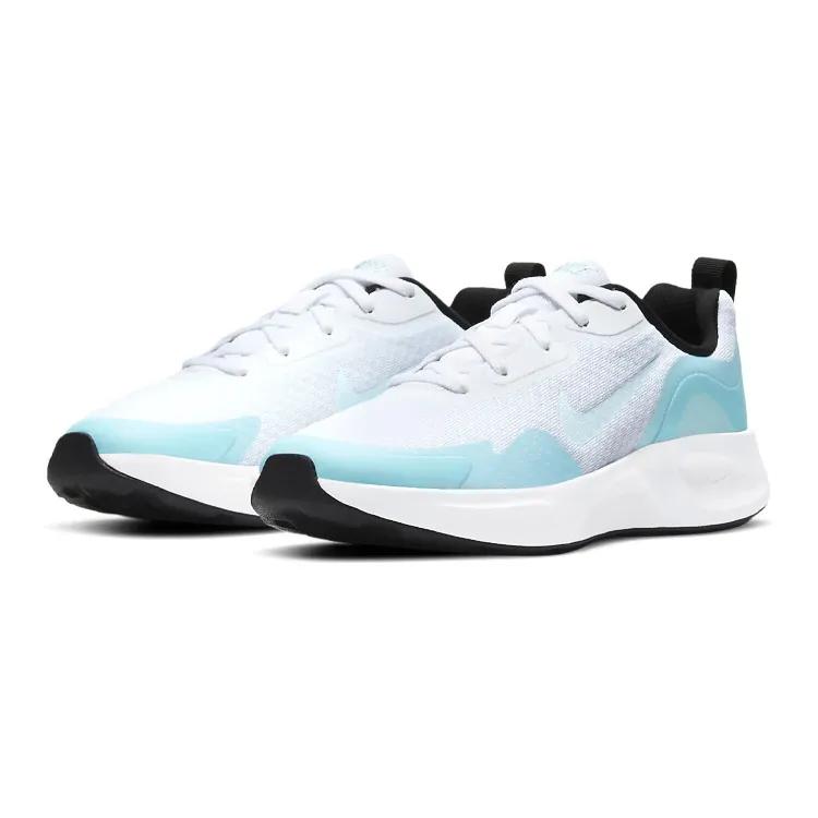 Nike Wearallday Grade School 'Glacier Blue' (Unisex) White / Black / Glacier Blue Kids' Running Shoes CJ3816 102