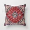 Red Moroccan ethnic style short plush pillowcase sofa cushion cover home decoration can be customized for you 40x40 50x50 60x60