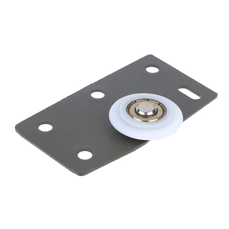 1 Set Wear-resistant Wardrobe Door Wheel Closet Mute Pulley Moving Door With Adjustable Spring Door Rollers Furniture Hardware