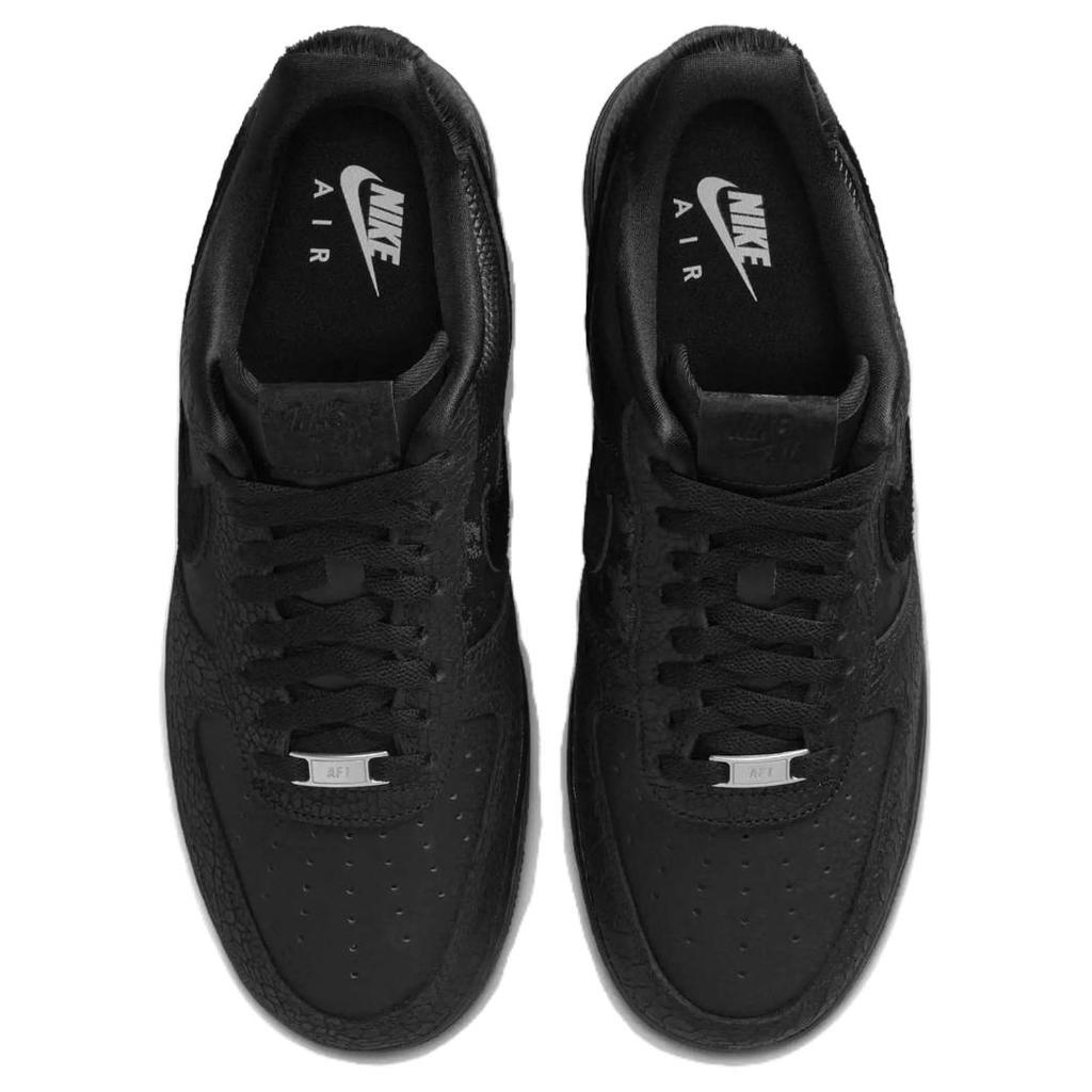 Nike Air Force 1 Abrasion Resistant Low Top Skateboard Shoes Unisex Black Sneakers HQ1977-001