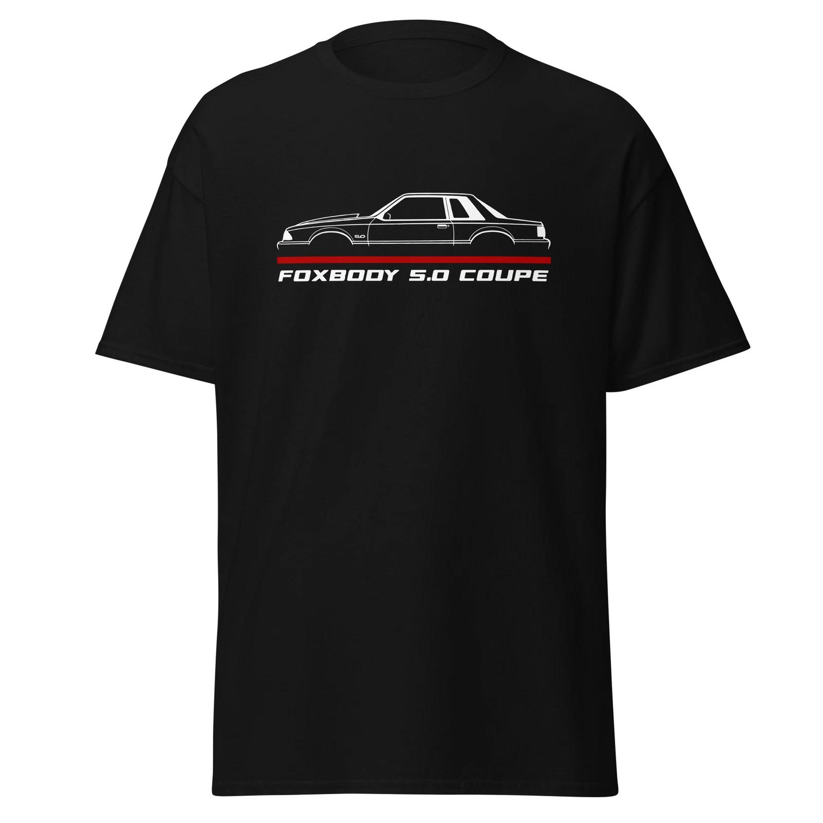 T-Shirtd Mustang Coupe 5.0 Foxbody Car Enthusiast Birthday Gift S