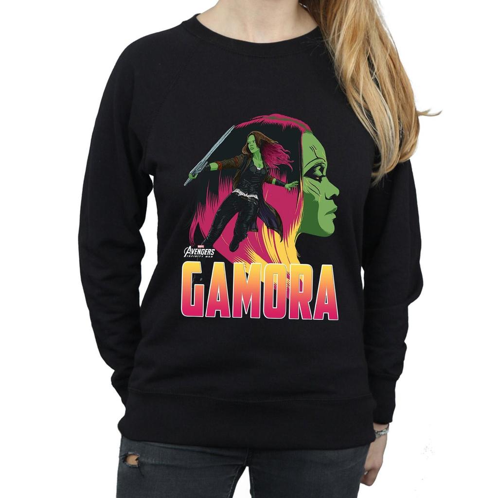 Marvel Womens/Ladies Avengers Infinity War Gamora Character Sweatshirt