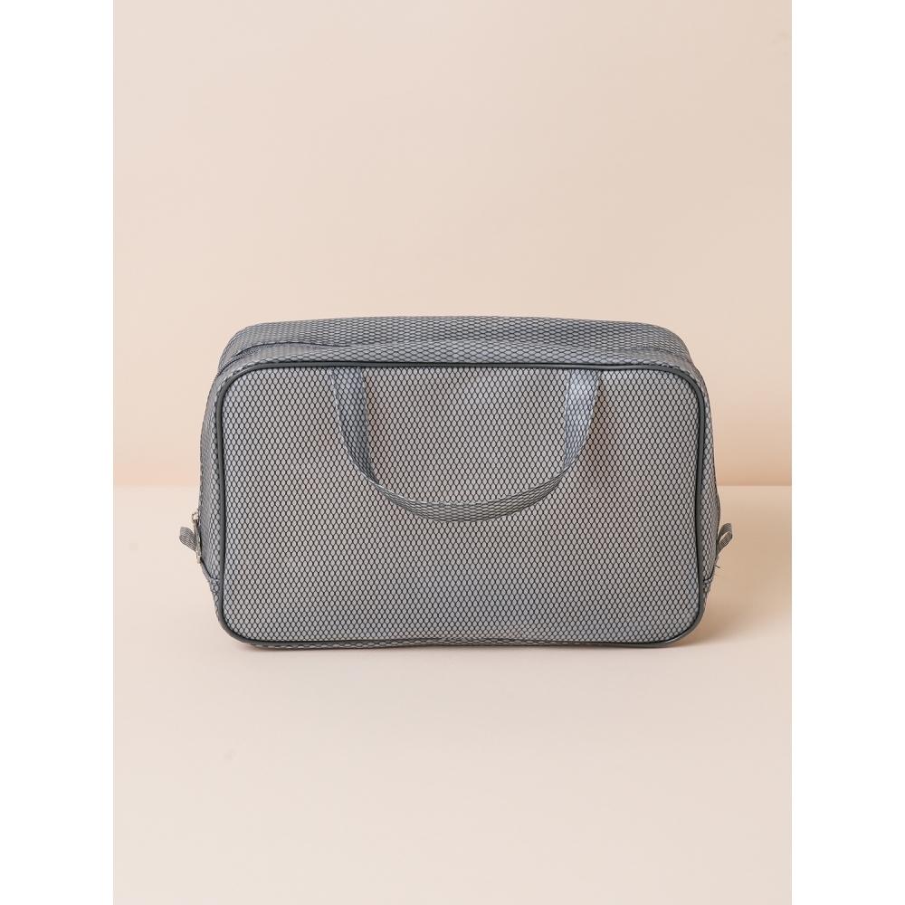 Daiso Eva Square Toiletry Bag White